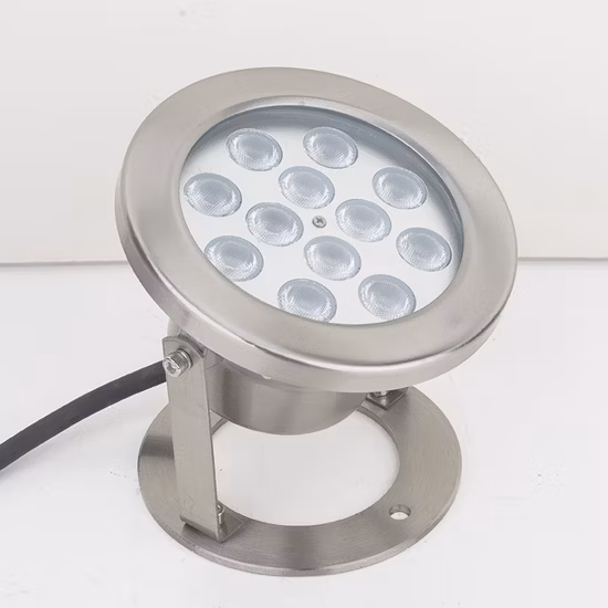 Water Crown Underwater Pool Water Stainless Steel Fountain Lamp Waterproof IP68 3W 36W Water LED Fountain Light